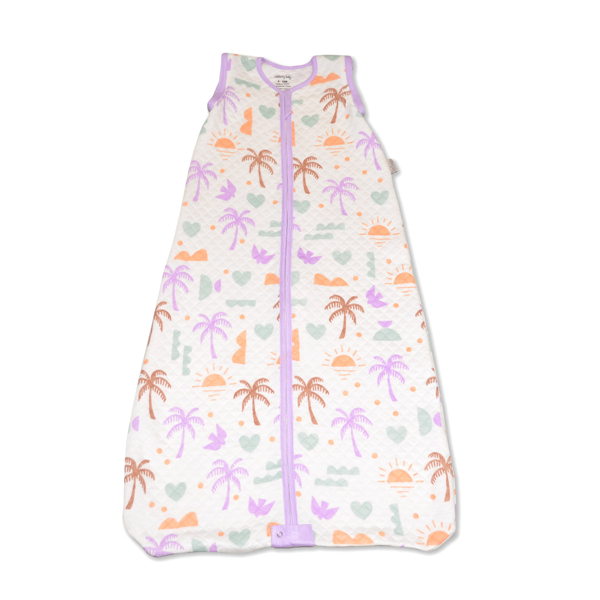 Bamboo Classic Sleeping Sack w/Detachable Sleeves 1 TOG(Boho Surf Print)