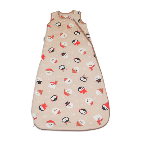 Bamboo Sleeping Sack 2.5 TOG (Snowy Faces Print)