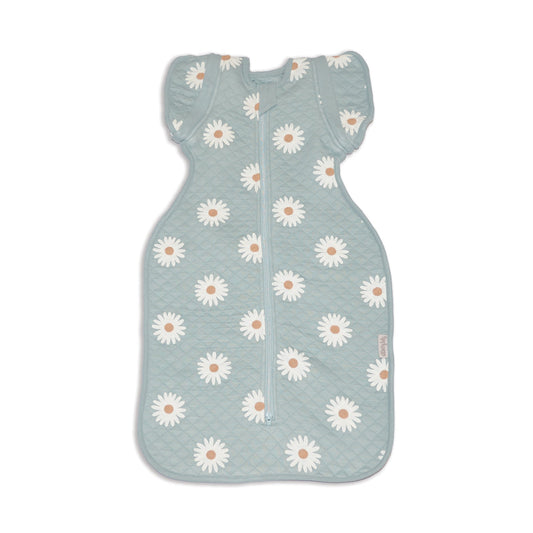 Bamboo Newborn Cocoon Sack 1 TOG (Daisy Print)