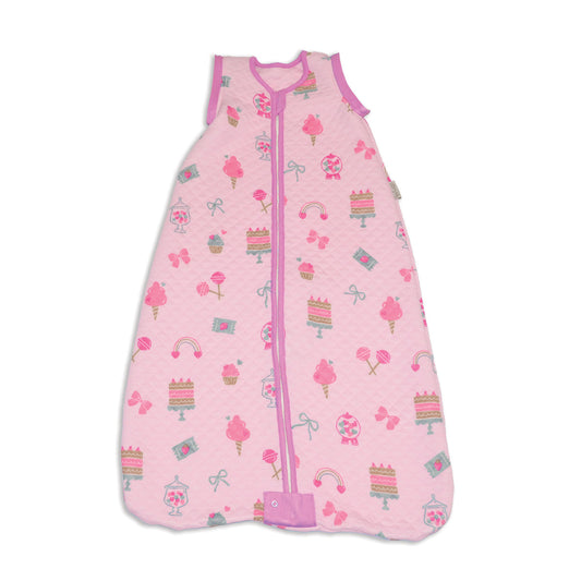 Bamboo Classic Sleeping Sack w/Detachable Sleeves 1 TOG(Sweet Shop Print)