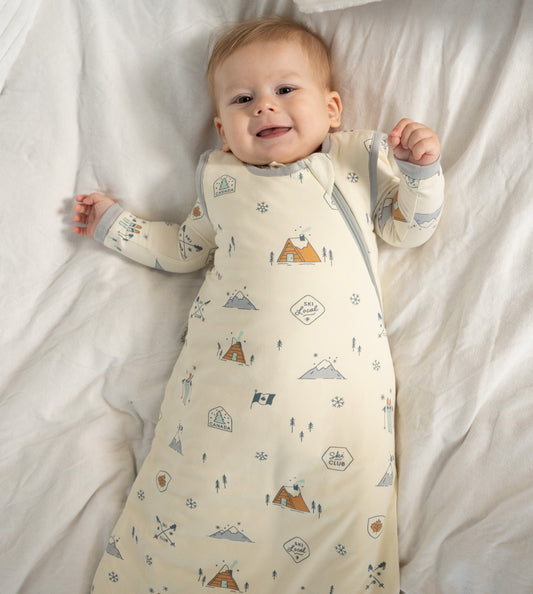 Bamboo Sleeping Sack 2.5 TOG (Ski Club Print)