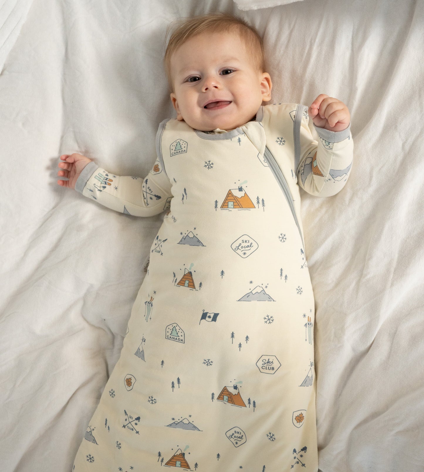 Bamboo Sleeping Sack 1.0 TOG (Ski Club Print)