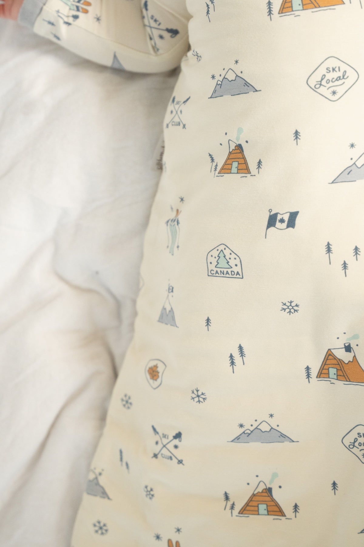 Bamboo Sleeping Sack 2.5 TOG (Ski Club Print)