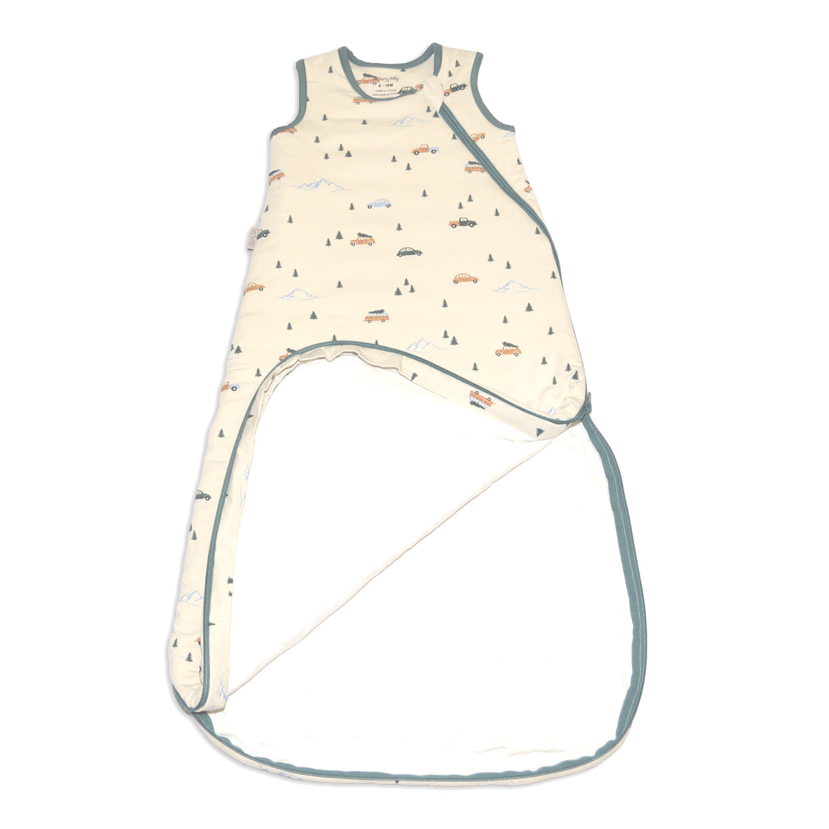 Bamboo Sleeping Sack 1.0 TOG (Winter Road Trip Print)