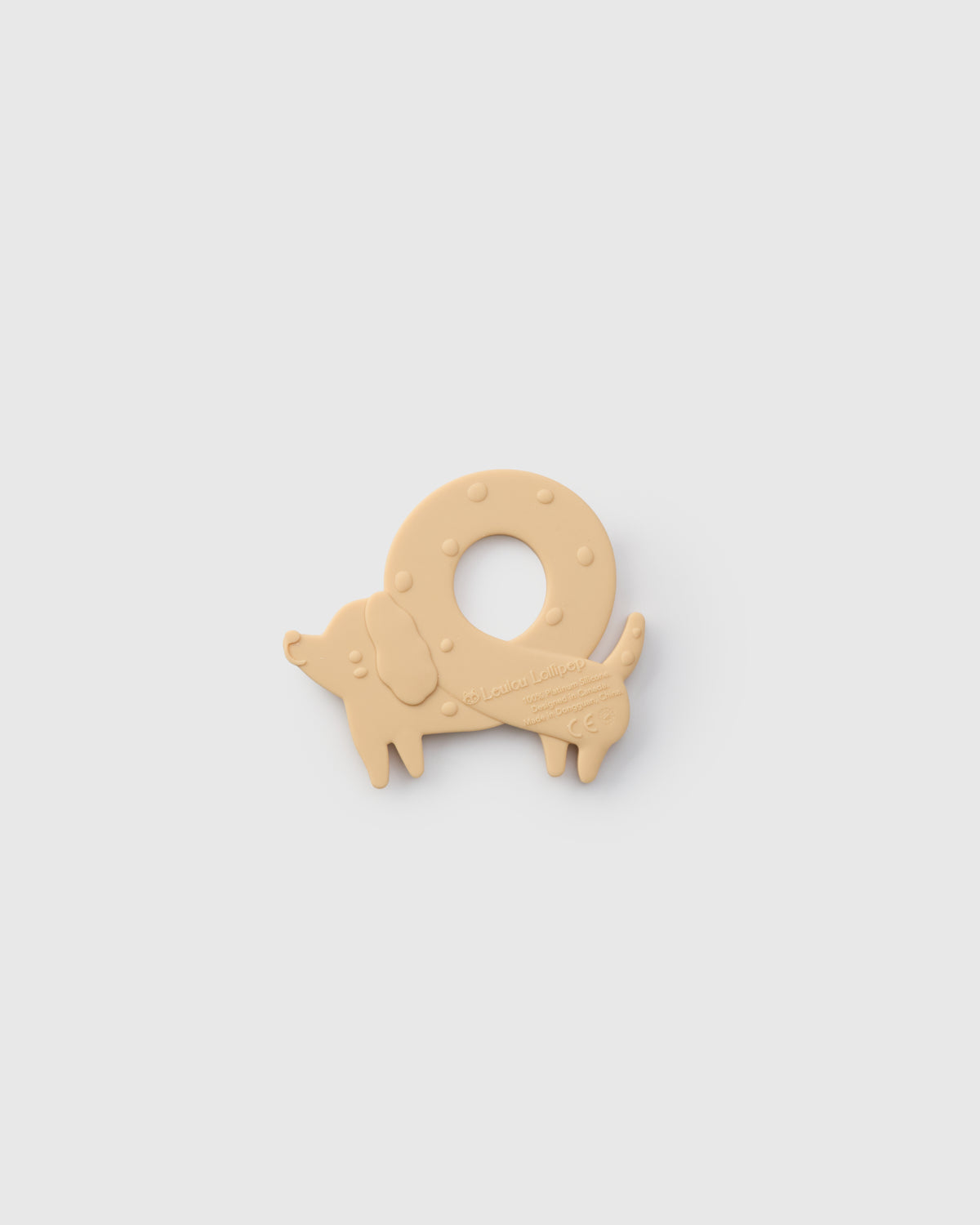 Anneau de dentition simple - Chien bretzel