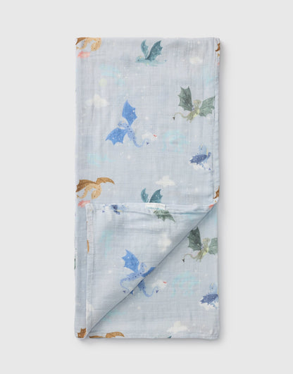 Muslin Swaddle - Magical Dragons
