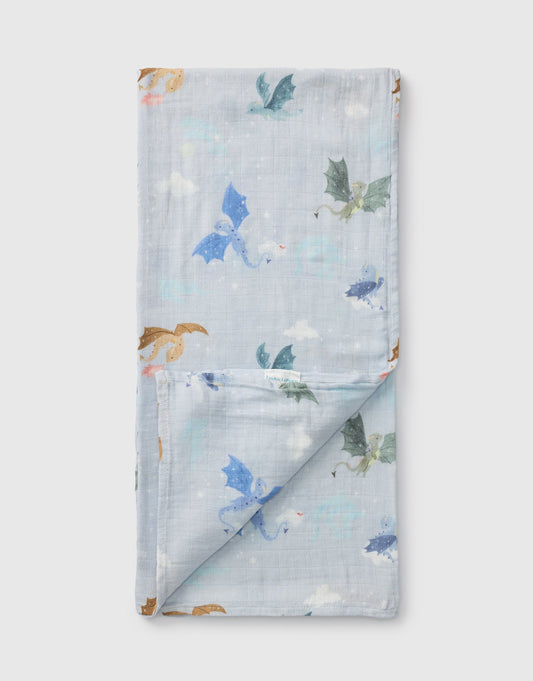 Muslin Swaddle - Magical Dragons
