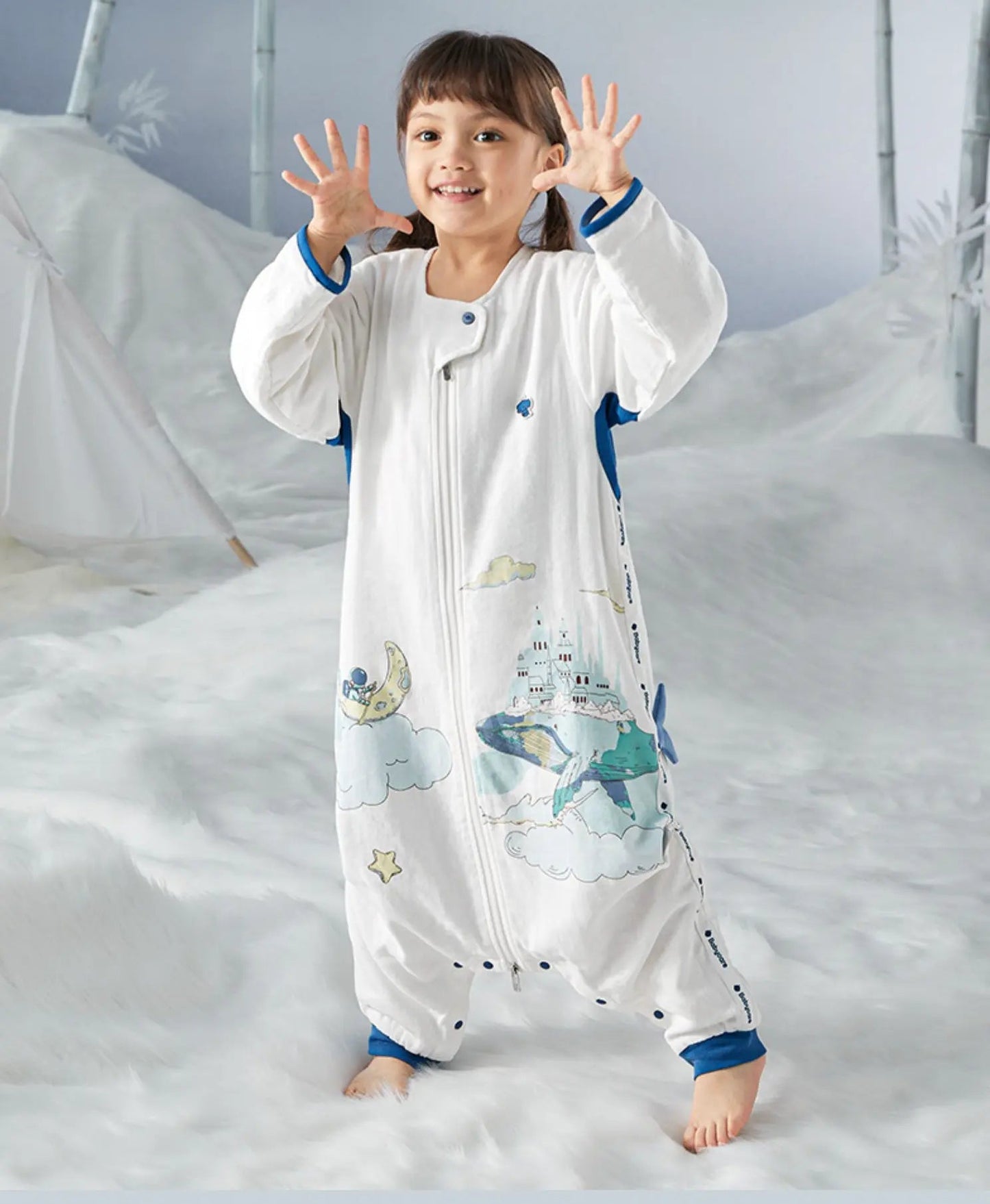 Temperature Regulating Bamboo Long-Sleeve Sleep Bag 1.0 TOG