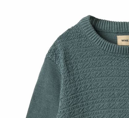 Pull en tricot Borris | Temps orageux | Vêtements Wheat