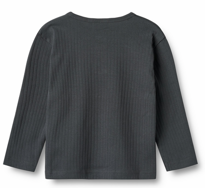 Long Sleeve Shirt Morris | Black Sea | Wheat Clothing