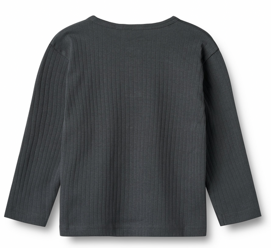 Long Sleeve Shirt Morris | Black Sea | Wheat Clothing