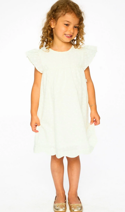 Robe en popeline | Blanc | Deux par Deux