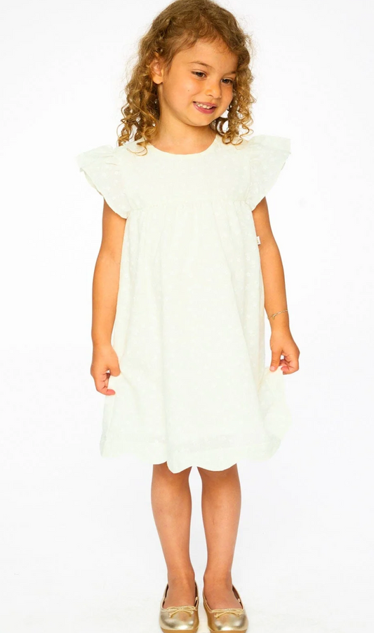 Poplin Dress | White | Deux Par Deux