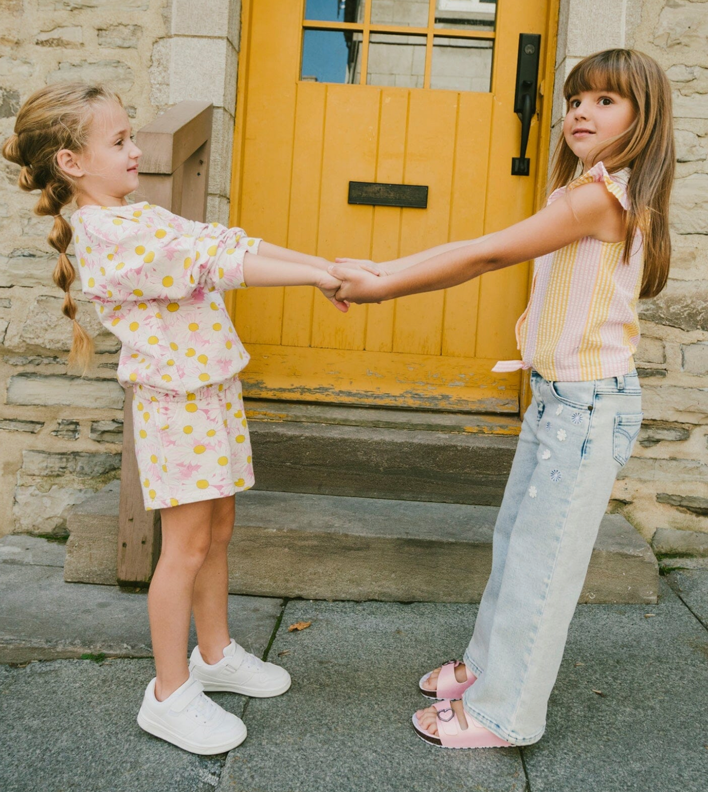 Jeans larges | Denim bleu clair | Duex par Deux