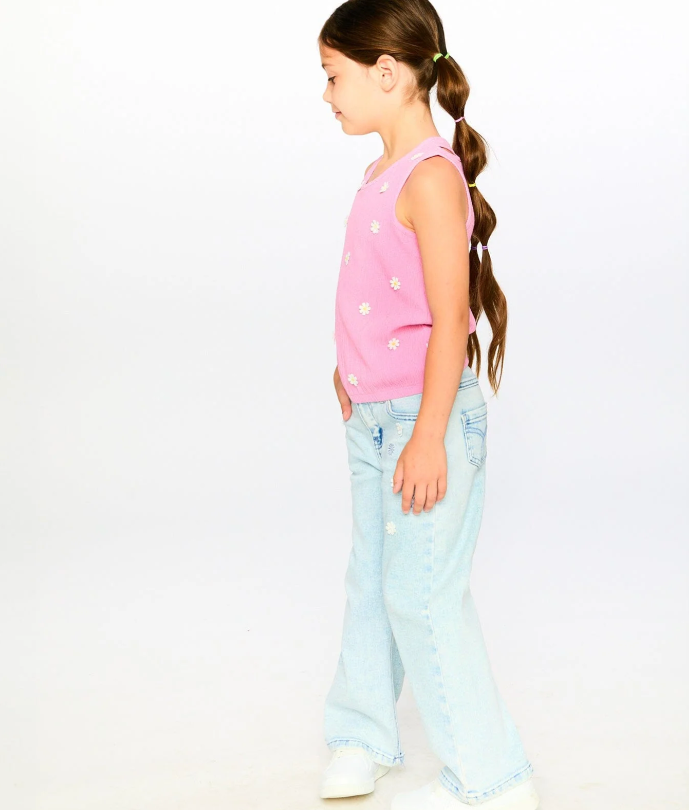 Jeans larges | Denim bleu clair | Duex par Deux