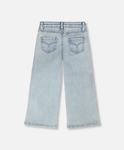 Jeans larges | Denim bleu clair | Duex par Deux