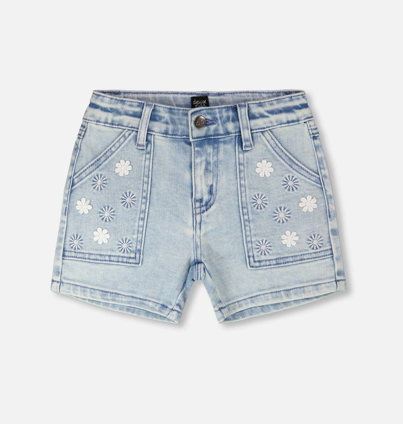 Short en jean | Jean bleu clair | Duex par Deux