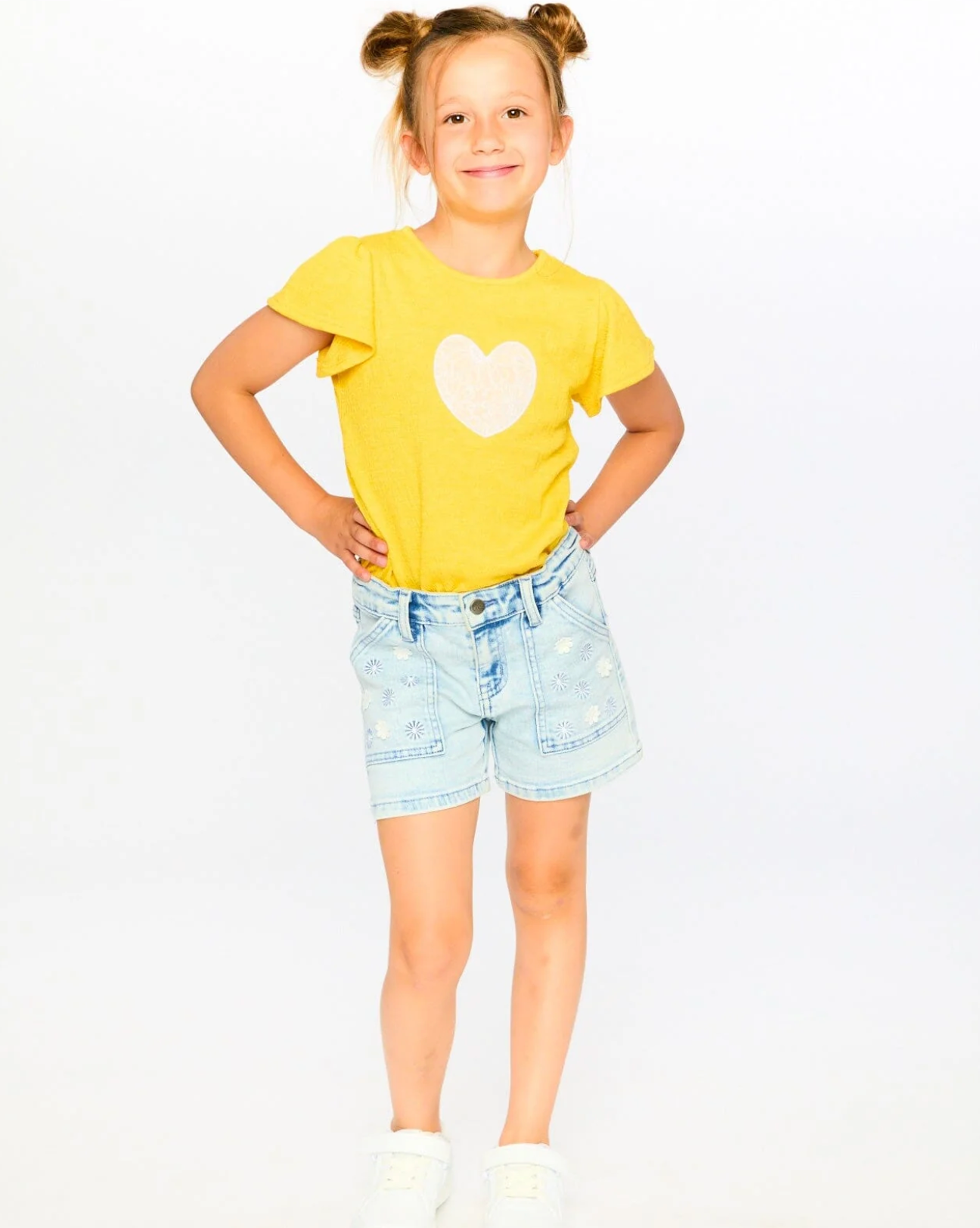 Short en jean | Jean bleu clair | Duex par Deux