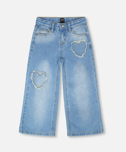 Jeans larges | Denim clair | Deux par Deux