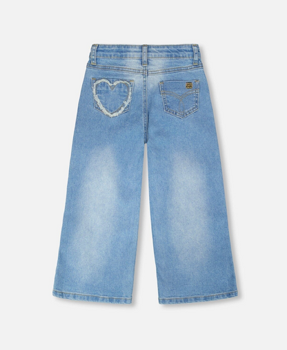 Jeans larges | Denim clair | Deux par Deux