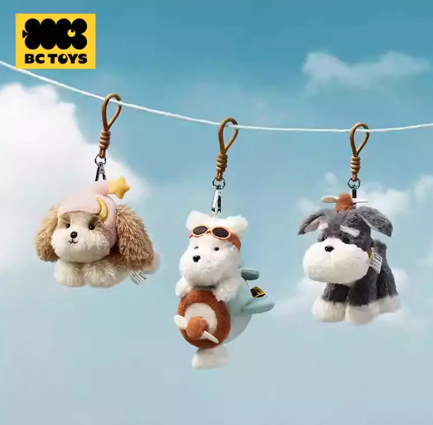 Pull-String Puppy Charm - Interactive Hanging Toy