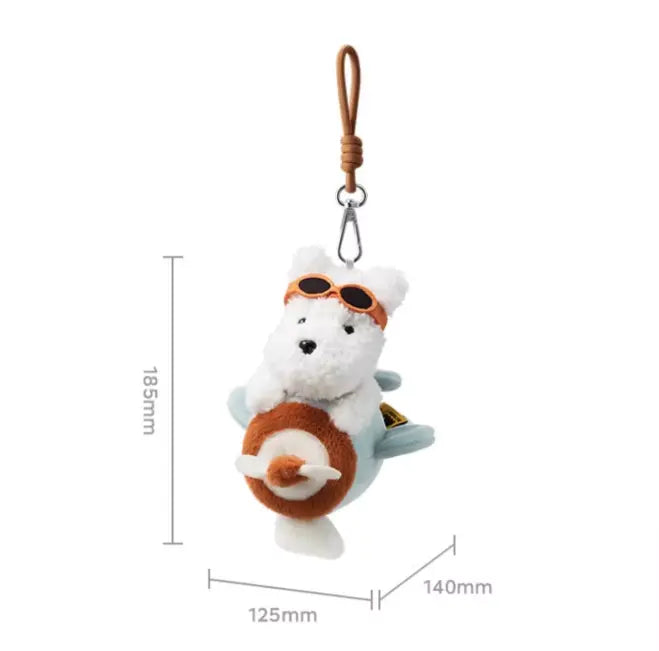 Pull-String Puppy Charm - Interactive Hanging Toy