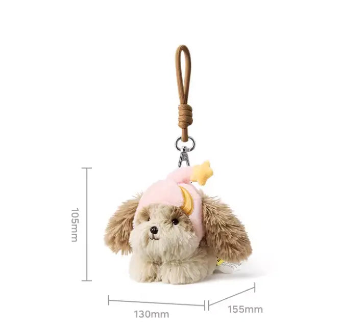 Pull-String Puppy Charm - Interactive Hanging Toy
