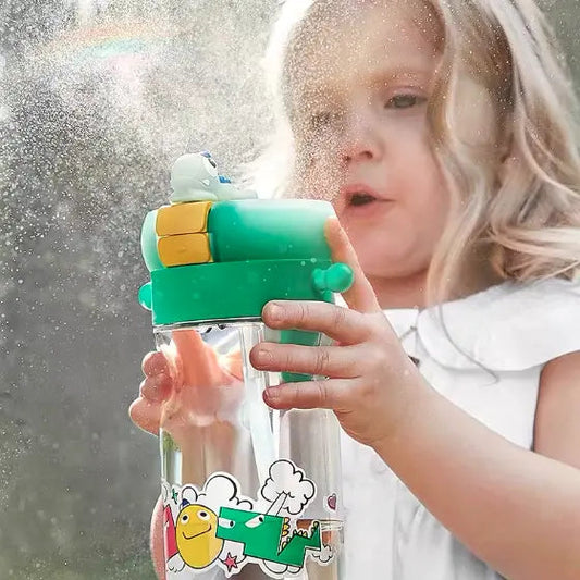 Water Elf Spraying Straw Bottle 270ml