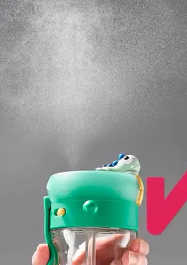 Water Elf Spraying Straw Bottle 270ml