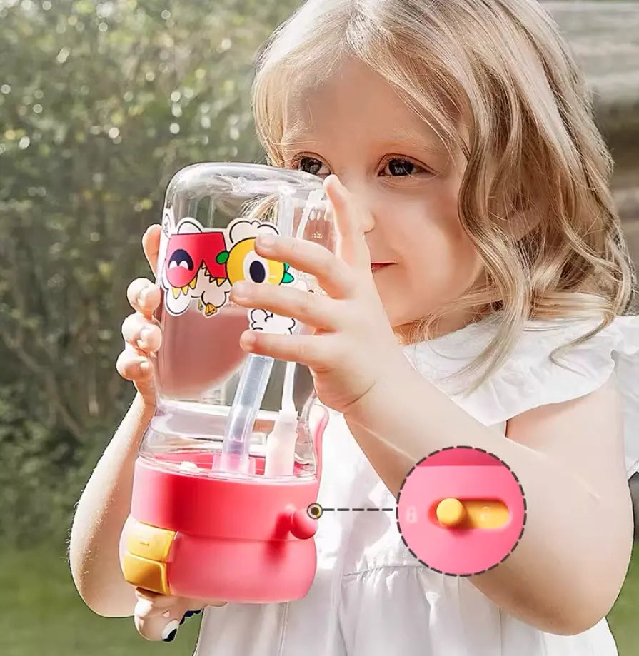 Water Elf Spraying Straw Bottle 270ml