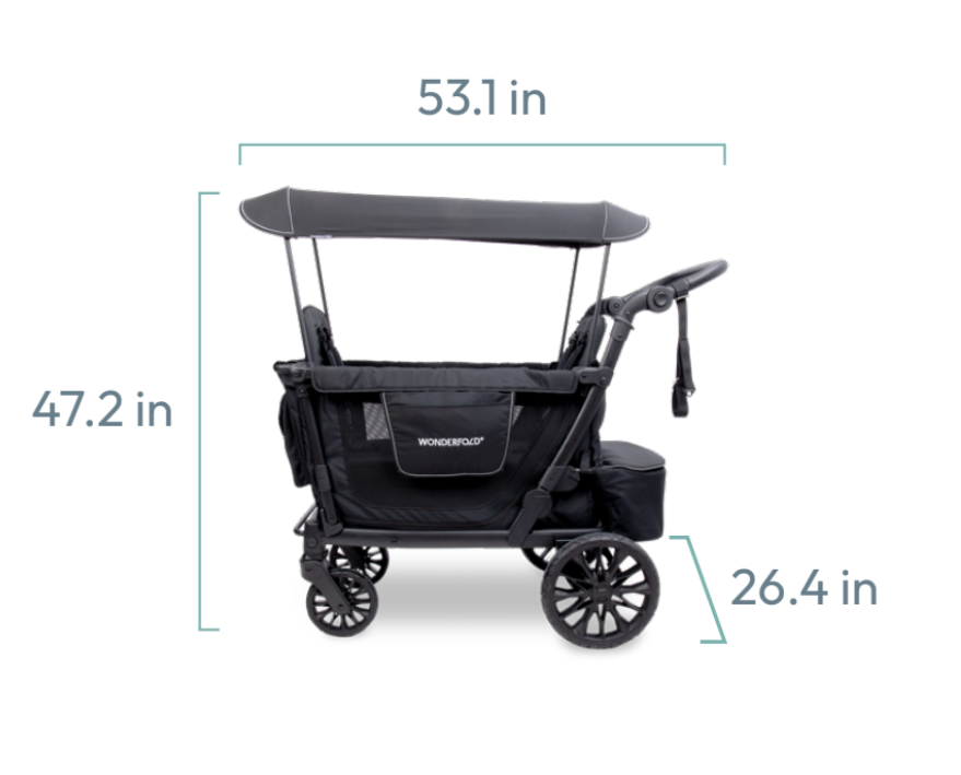 Poussette-wagon double Wonderfold L2 (2026)