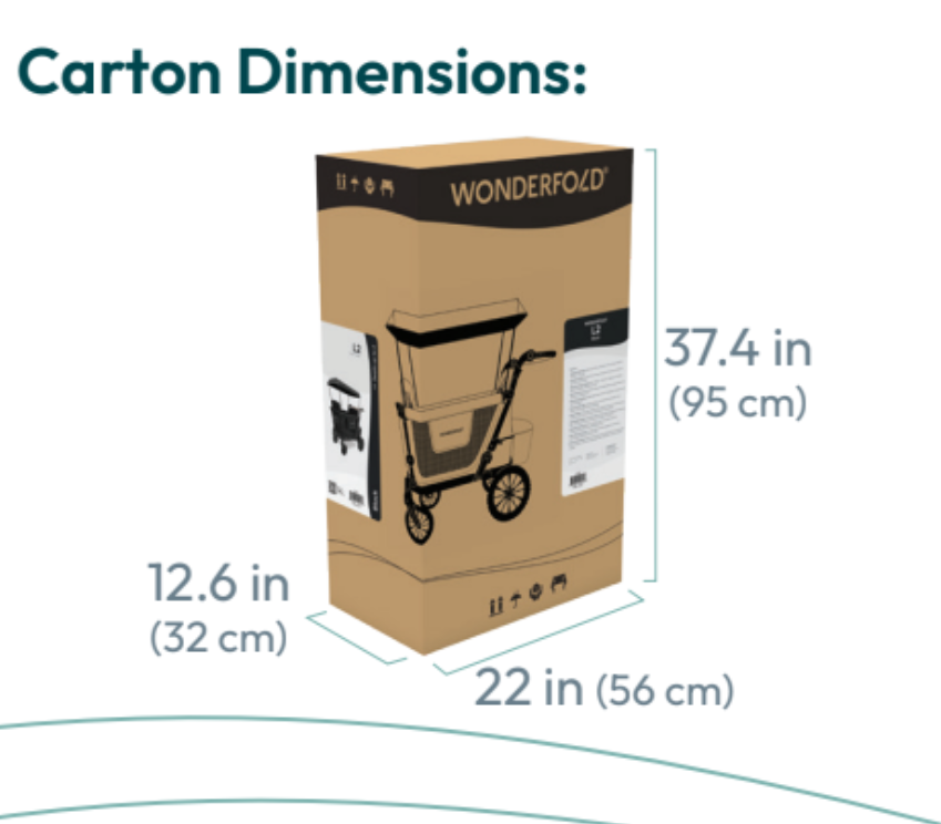 Poussette-wagon double Wonderfold L2 (2026)