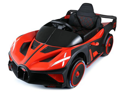 Voiture Bugatti Style 12V 2026 pour enfants avec télécommande ET ROUES LUMINEUSES !