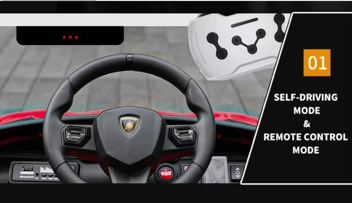 Lamborghini Aventador SVJ 24V XL 2 places pour enfants avec télécommande 2026