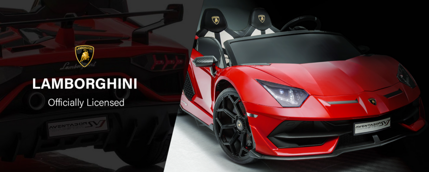 Lamborghini Aventador SVJ 24V XL 2 places pour enfants avec télécommande 2026