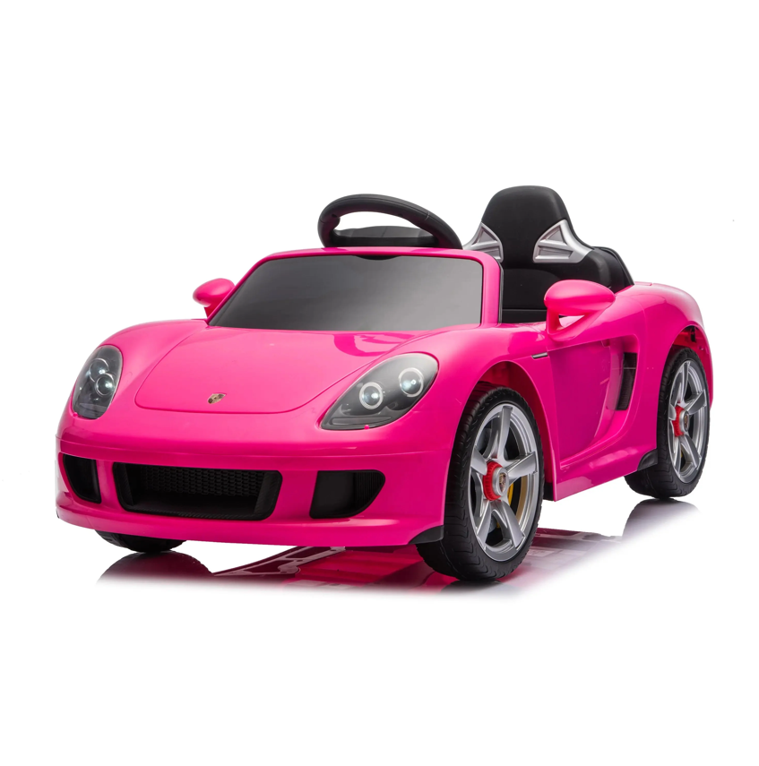 Voiture électrique Porsche Carrera GT 12V pour enfants 2026 DELUXE avec télécommande
