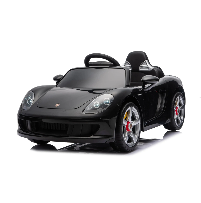 Voiture électrique Porsche Carrera GT 12V pour enfants 2026 DELUXE avec télécommande