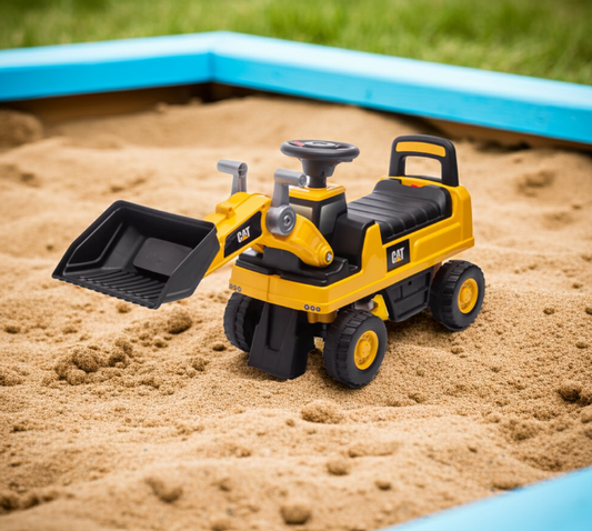 Voiturette pousse-pousse excavatrice CAT 2026 pour enfants de 1 à 3 ans