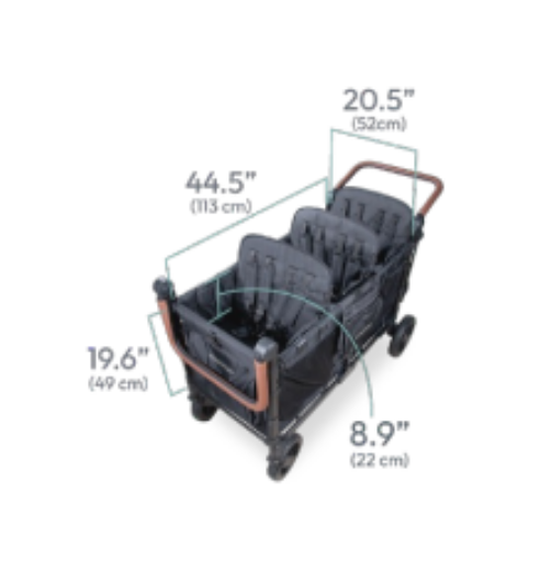 Poussette-carrosse Wonderfold W6 Luxe Pro 6 places 2026