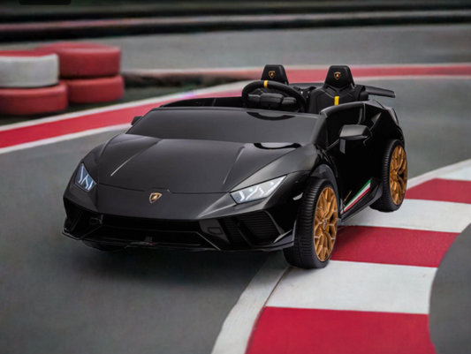 Voiture électrique pour enfants de luxe 2 places Lamborghini Huracan 24V 2026 avec télécommande