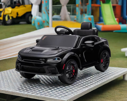 Voiture électrique 12 V Dodge Charger SRT Hellcat 2026 pour enfants avec télécommande