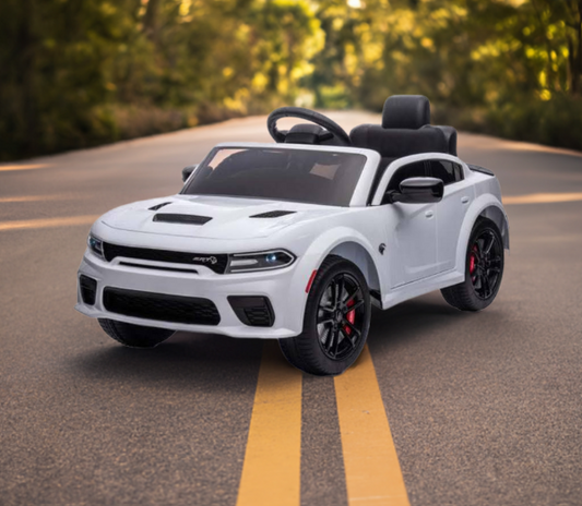 Voiture électrique 12 V Dodge Charger SRT Hellcat 2026 pour enfants avec télécommande