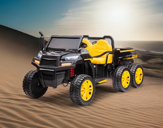 TRACTEUR 6 ROUES 2026 24V 2 PLACES POUR ENFANTS AVEC TÉLÉCOMMANDE