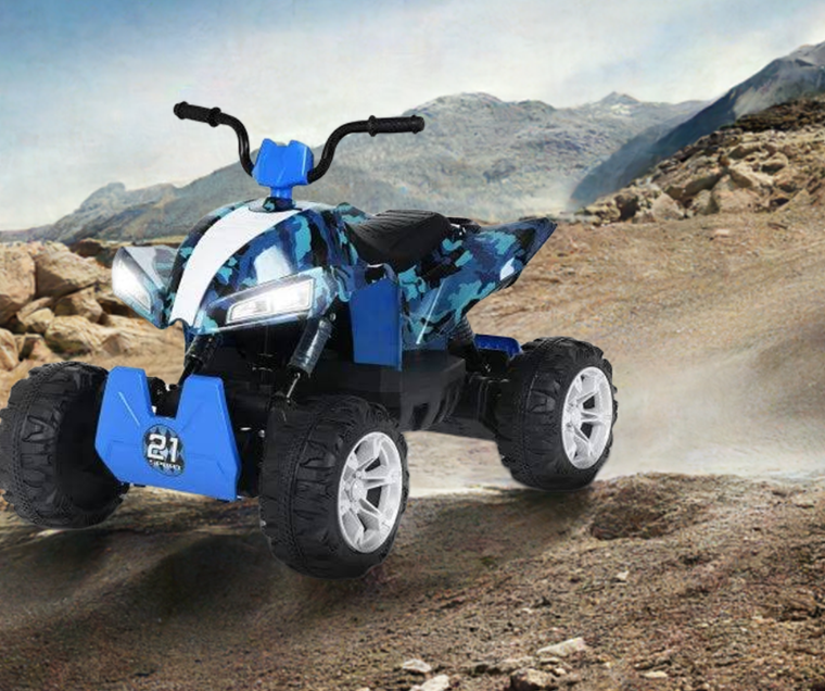 2026 Quad Électrique 24V Tout-Terrain 4X4 pour Enfants de 3 à 8 Ans