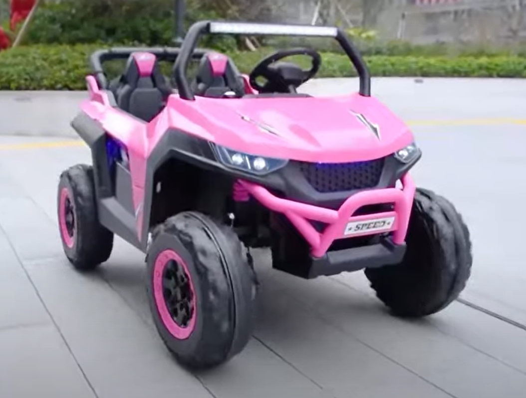 Voiture électrique 2 places 24V pour enfants avec télécommande
