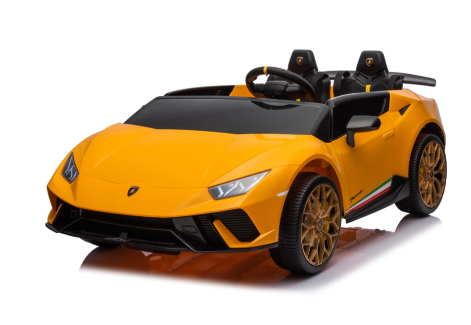 Voiture électrique pour enfants de luxe 2 places Lamborghini Huracan 24V 2026 avec télécommande