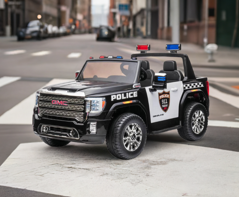 Voiture électrique GMC Sierra 24V améliorée 2026 pour enfants, 2 places, avec télécommande