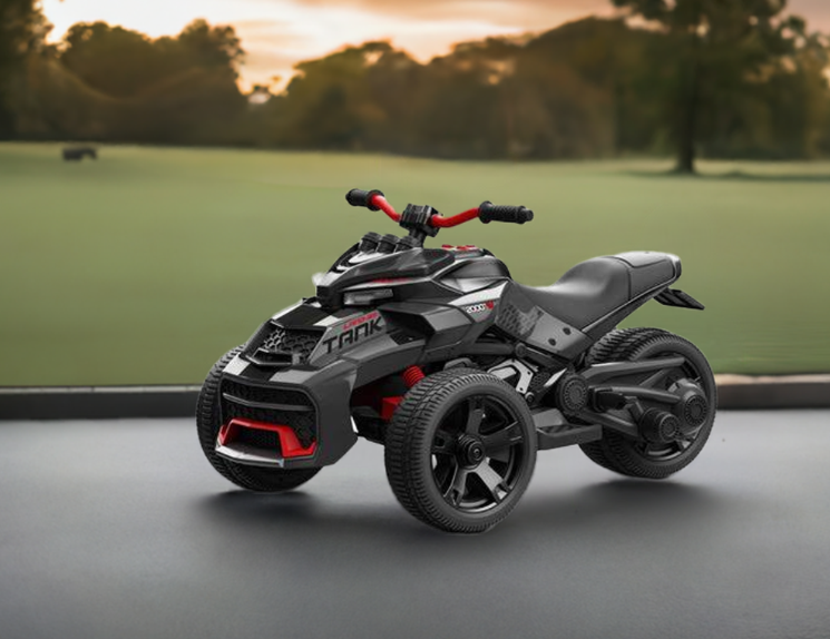2026 Moto électrique 2 places 24V 3 roues SPIDER pour enfants de 3 à 7 ans avec télécommande