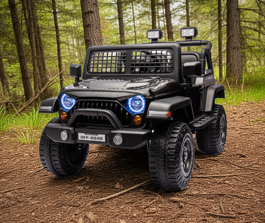 Voiture électrique 12V tout-terrain Jeep 2026 pour enfants avec télécommande