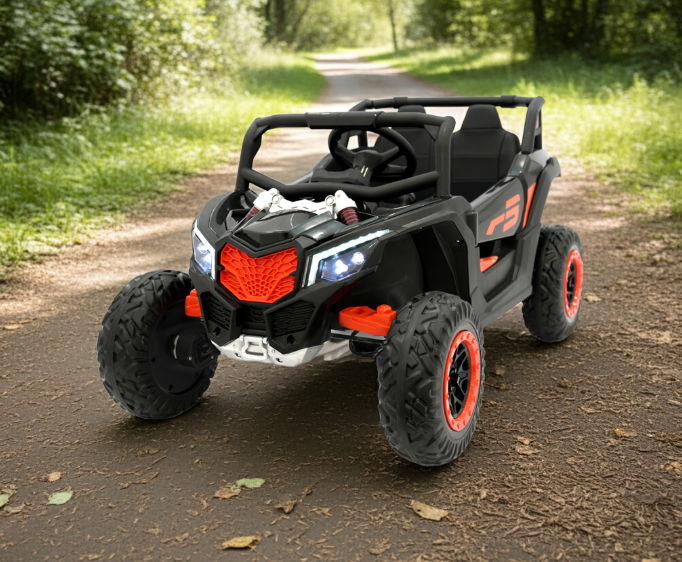 Voiture électrique 12 V tout-terrain robuste 2026 pour enfants avec télécommande
